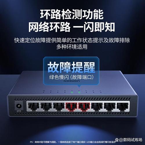 壳网络交换机绿联 创新驱动，铸就高性能网络基石